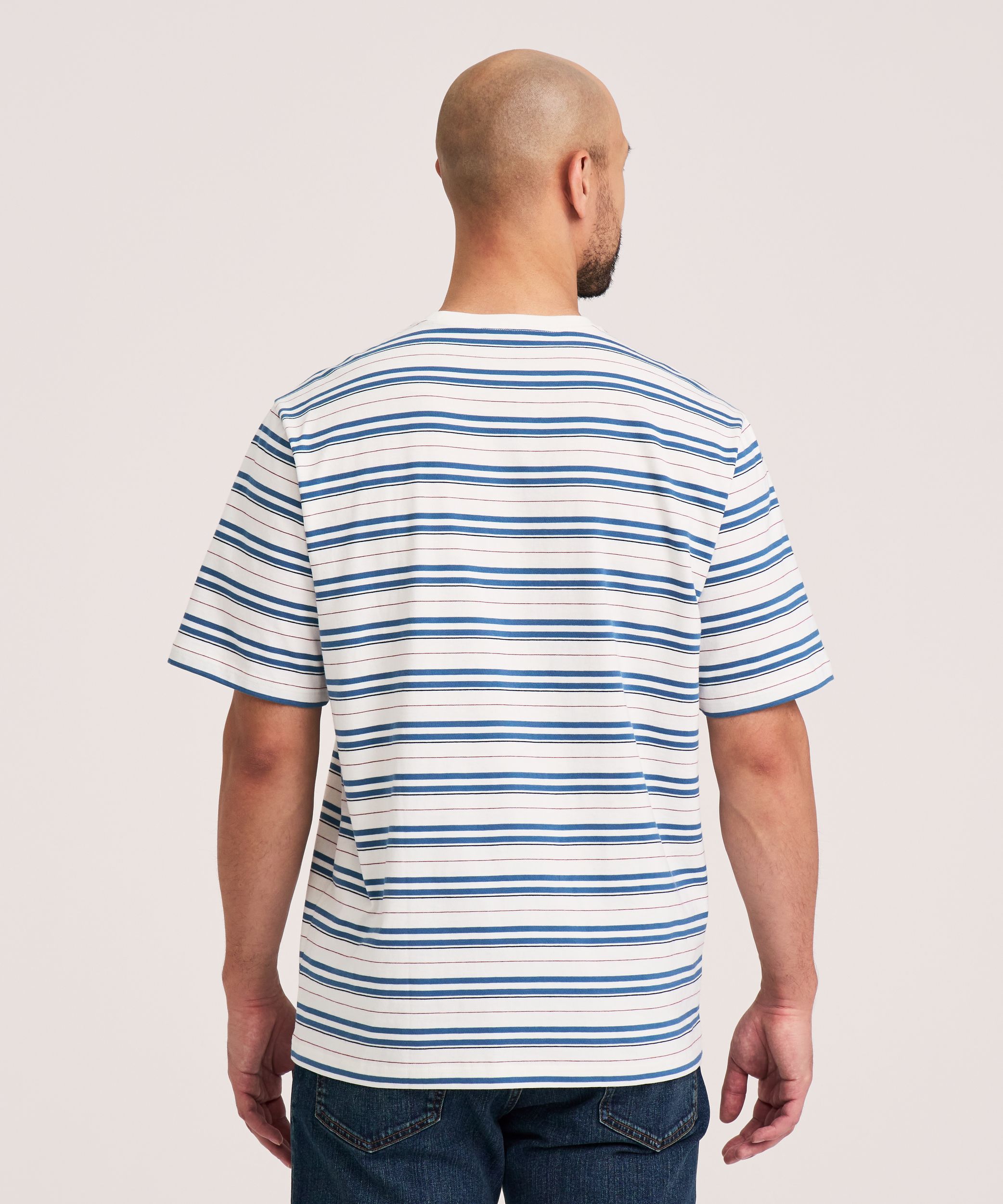 Denver Hayes Men's 50 Wash Crewneck T-Shirt