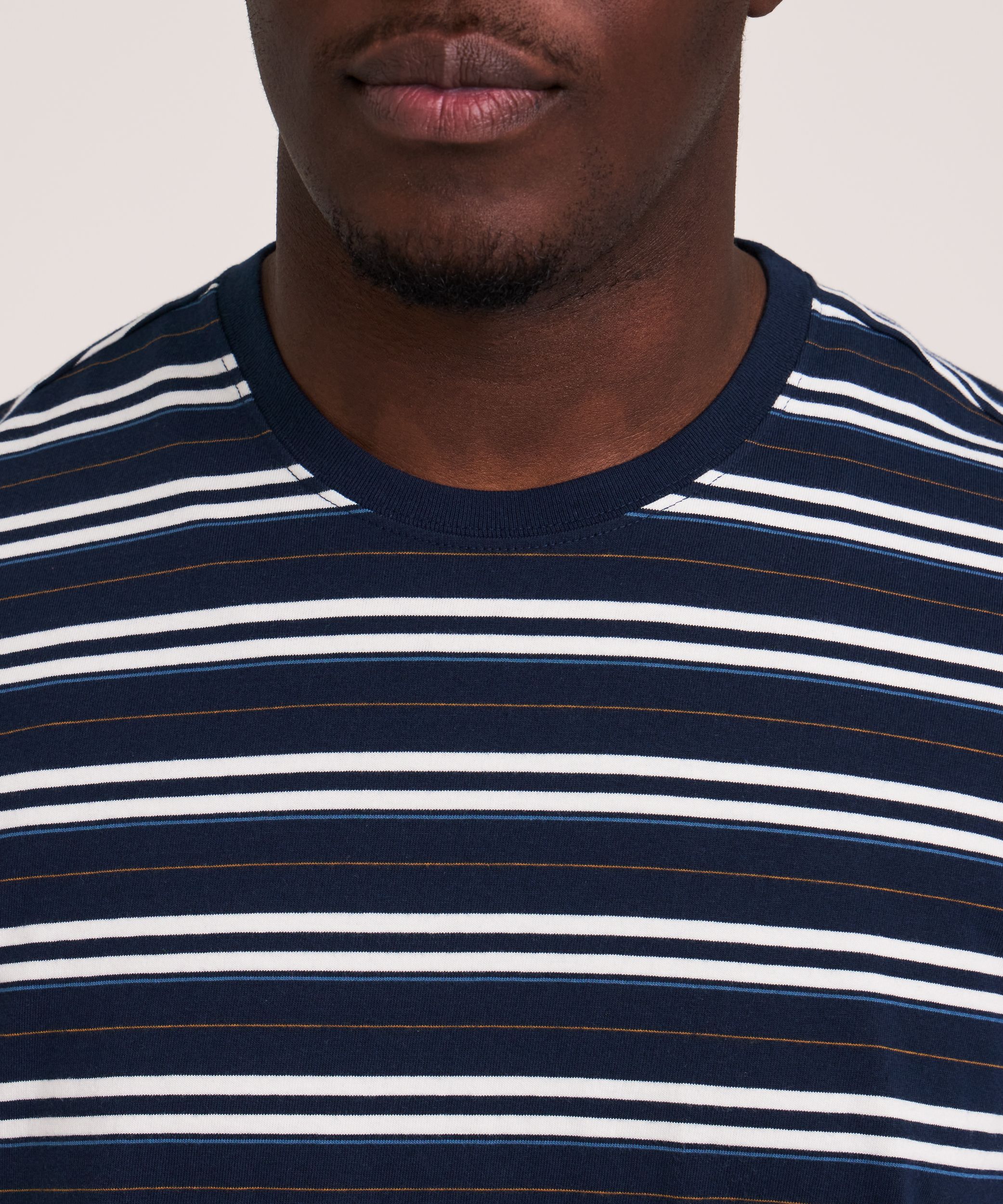T-shirt à col rond pour homme, 50 lavages, Denver Hayes