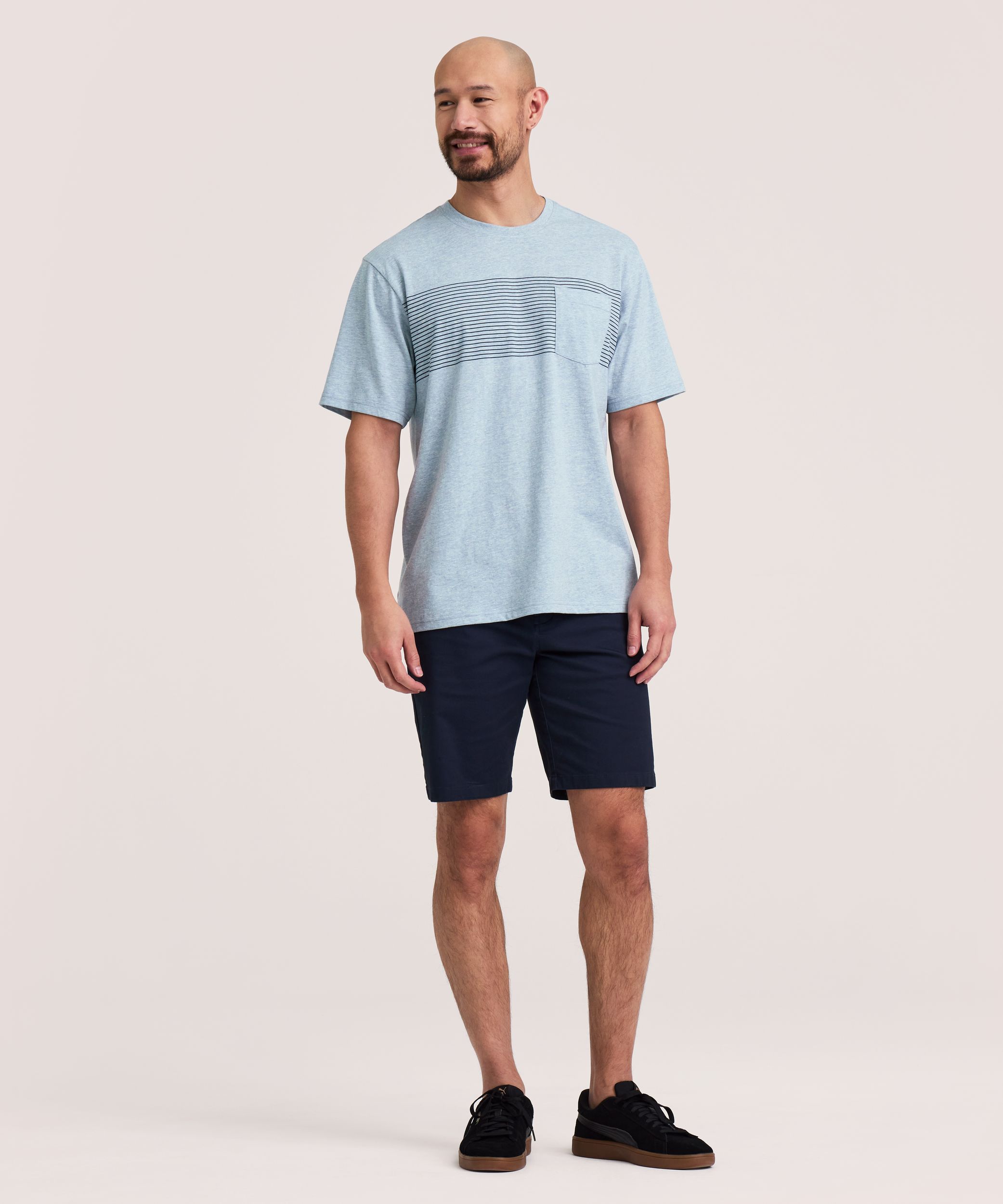 Denver Hayes Men's Short Sleeve Lightweight Pocket T-Shirt