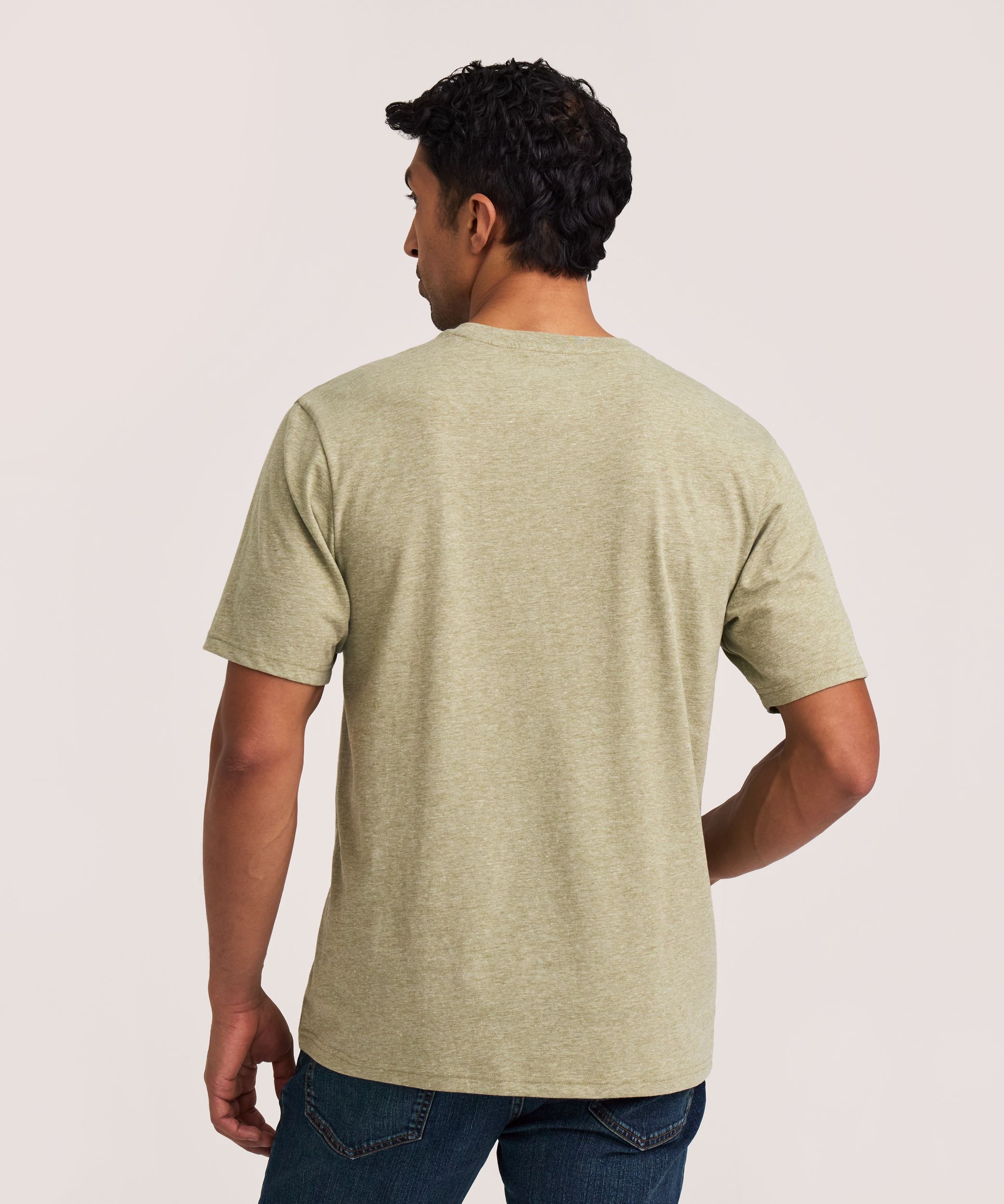 Denver Hayes Men's Short Sleeve Lightweight Pocket T-Shirt