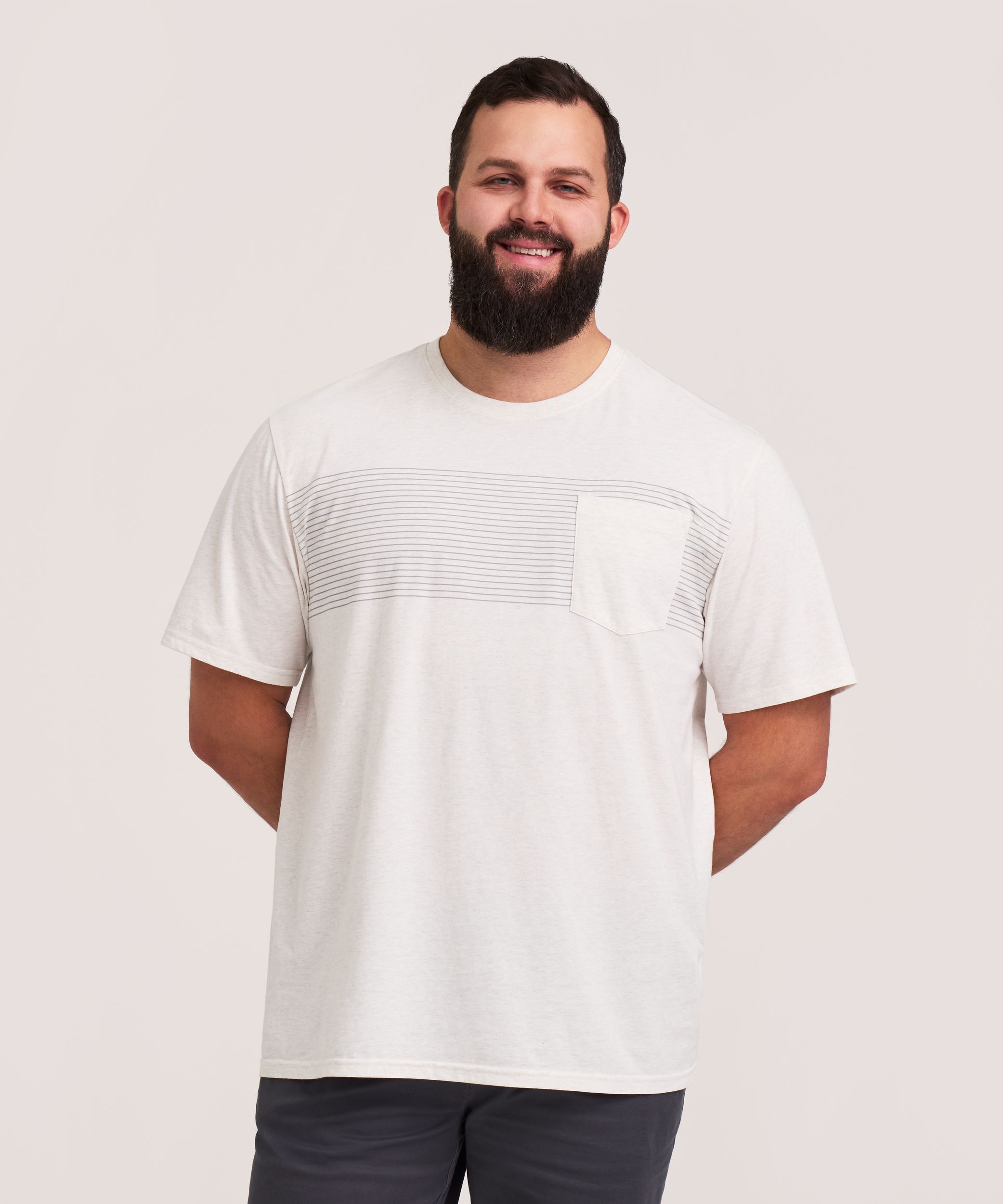 Denver Hayes Men's Short Sleeve Lightweight Pocket T-Shirt