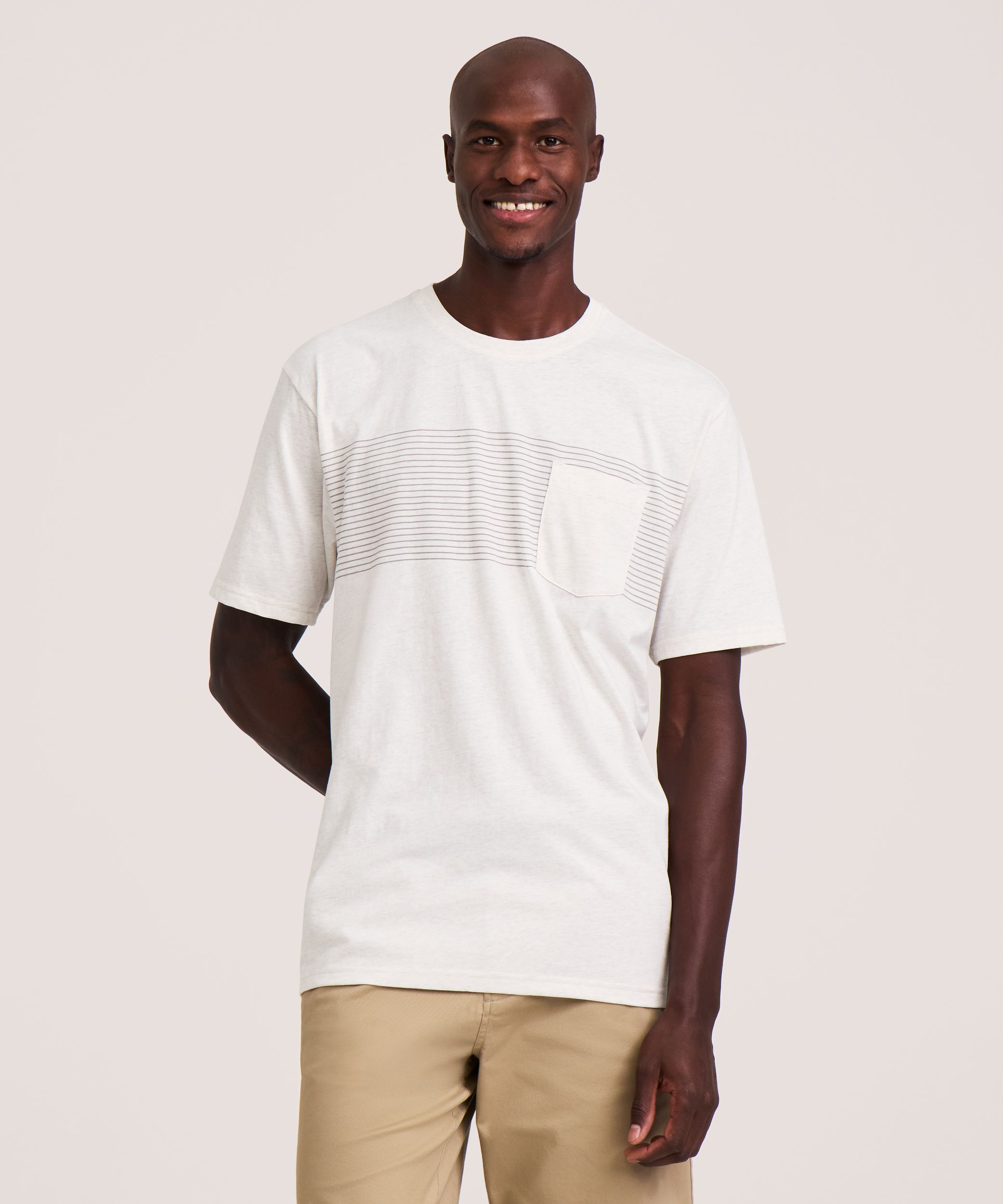 Denver Hayes Men's Short Sleeve Lightweight Pocket T-Shirt