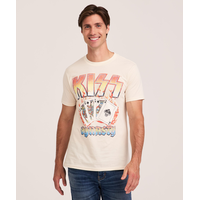 T-shirt du groupe KISS pour hommes, Logo T-shirt Front_Angled_Left