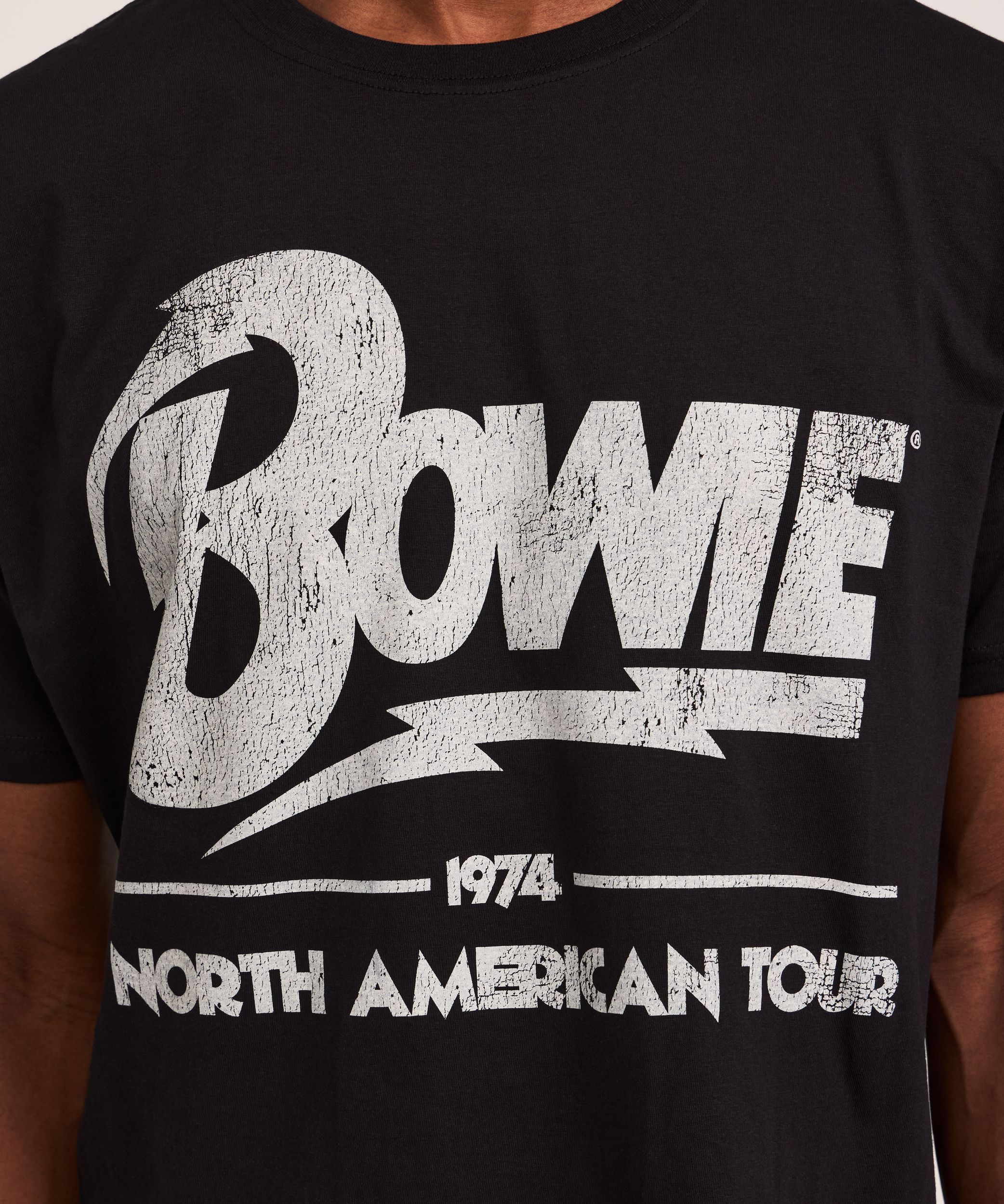 Men's David Bowie 1974 Tour Graphic T-Shirt