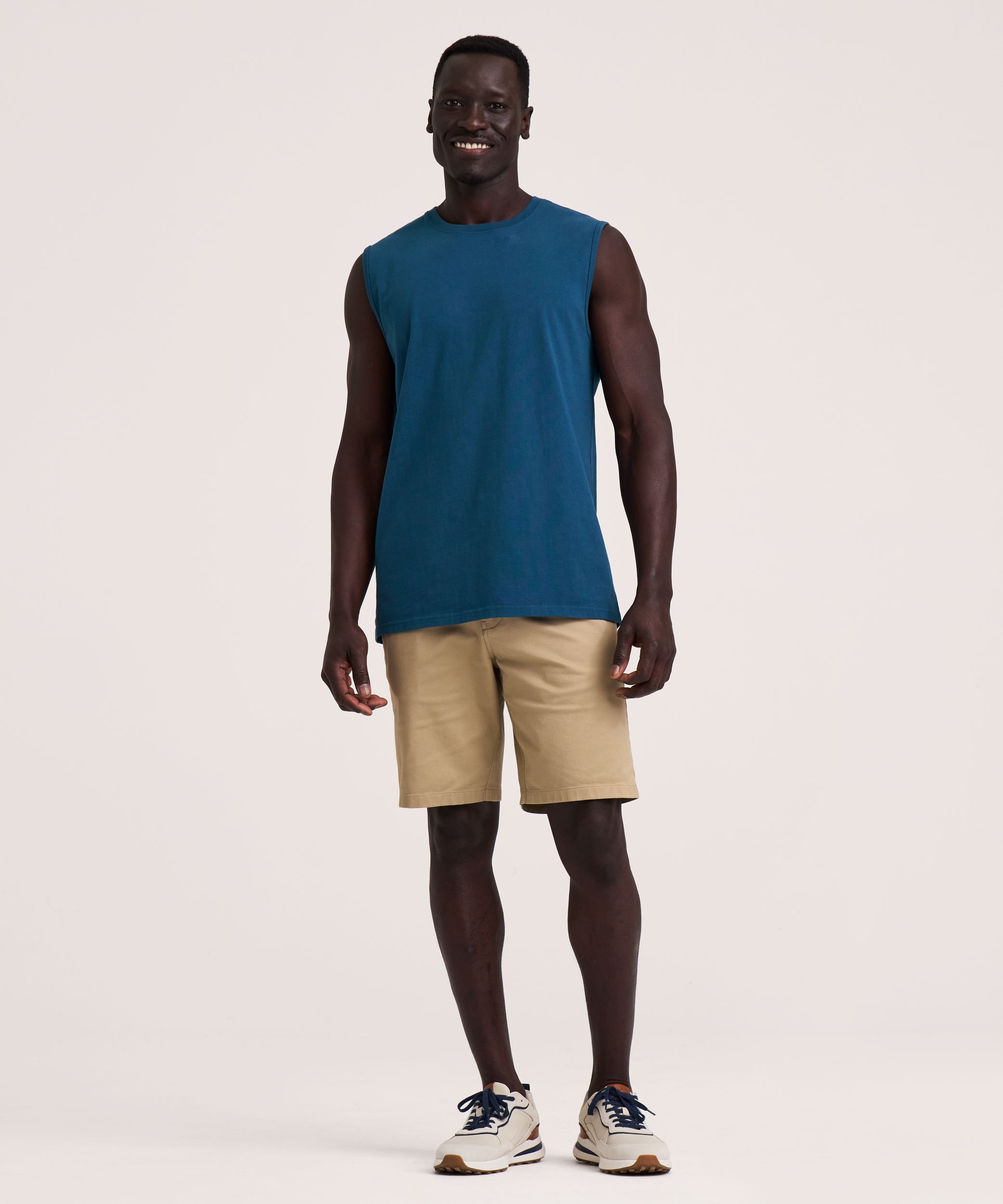 Denver Hayes Men's 50 Wash Crew Neck Muscle Shirt