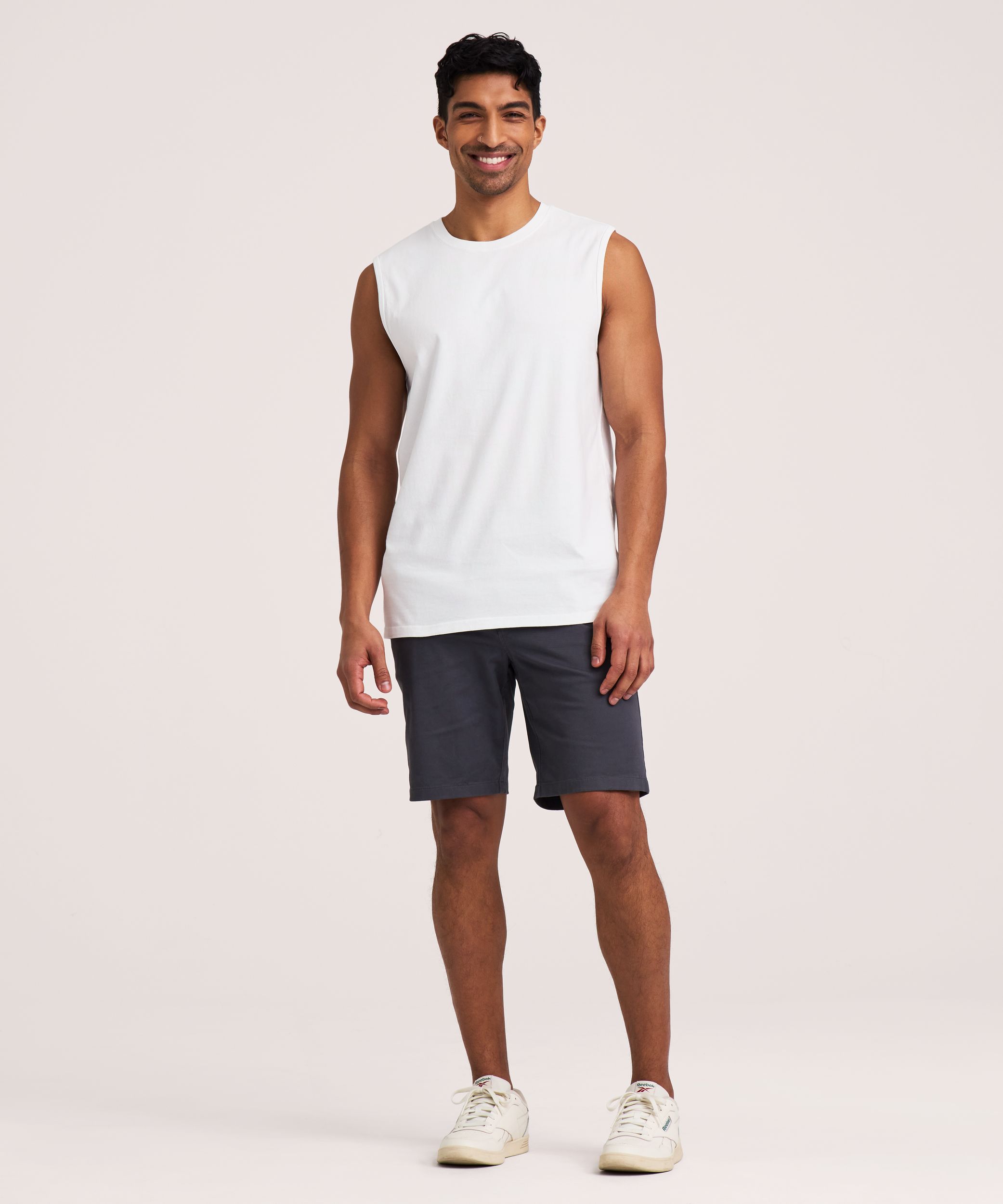 Denver Hayes Men's 50 Wash Crew Neck Muscle Shirt