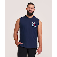 FarWest Men's Graphic Muscle Top
