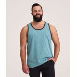 Débardeur à bords contrastants pour hommes, FarWest Front_Flat