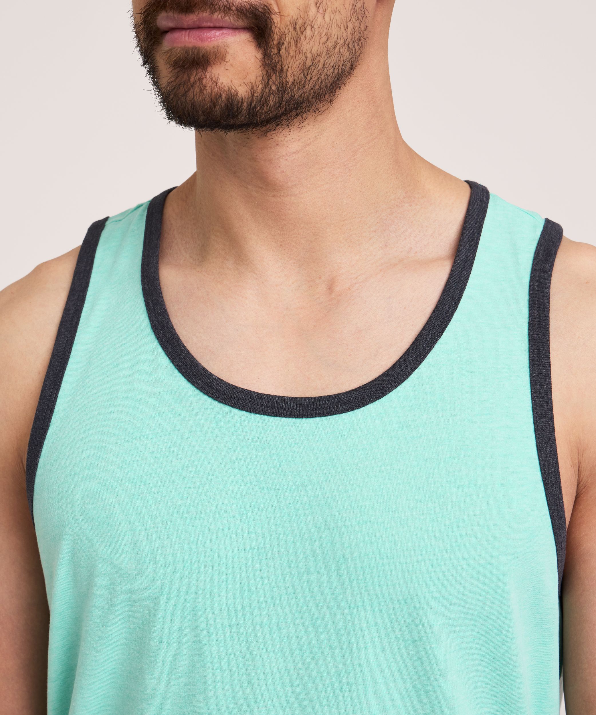 FarWest Men's Ringer Tank Top
