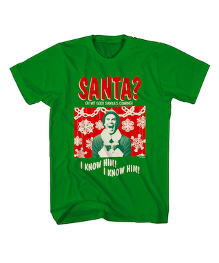 Men's Holiday Elf Graphic T-Shirt