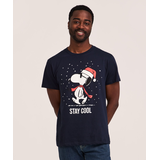 Logo T-Shirt Men's Holiday Snoopy Stay Cool T-shirt Front_Flat