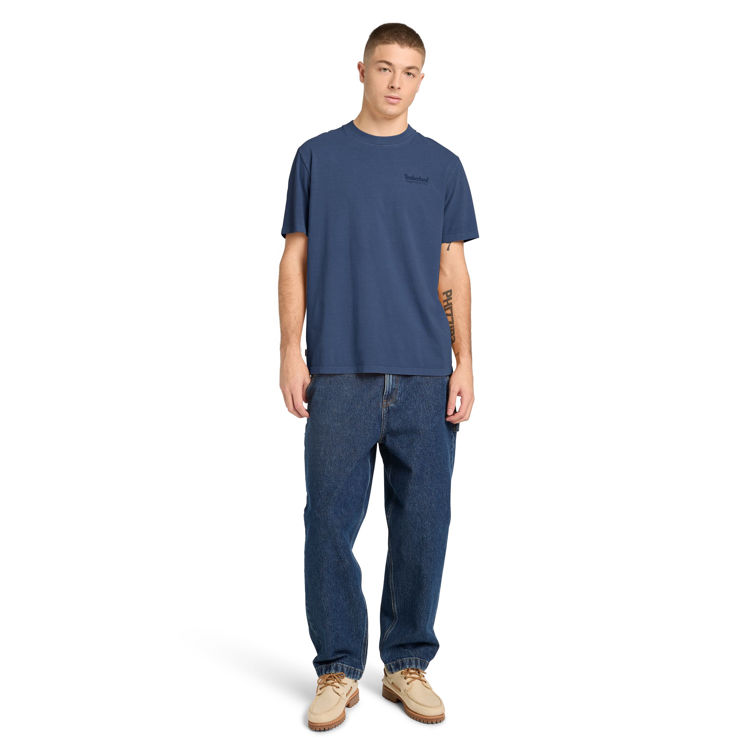 Timberland Men's Rugged Active Gear Short Sleeve T-Shirt