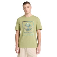 Timberland Men's Short Sleeve T-Shirt Regular Water Stack Logo T-Shirt