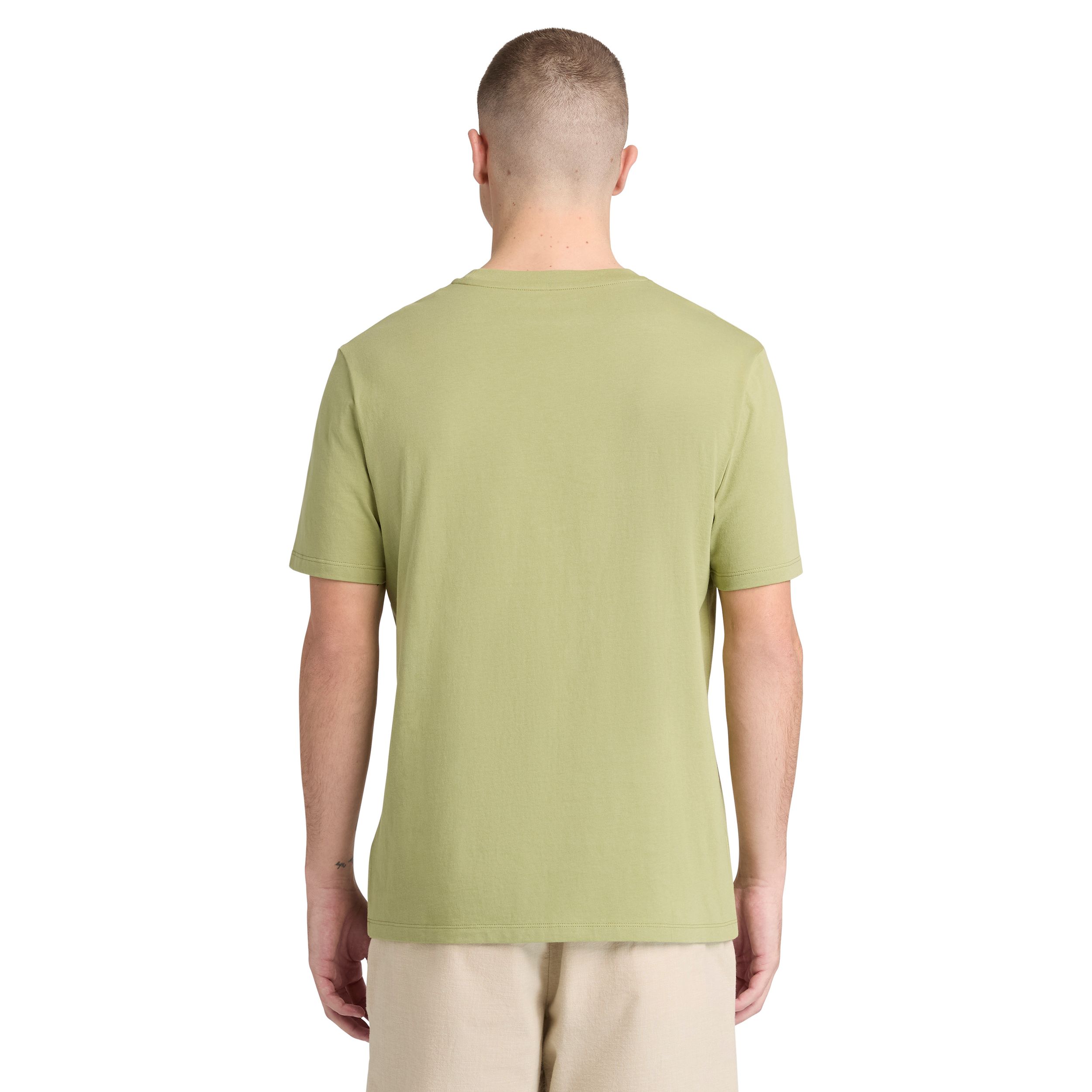 Timberland Men's Short Sleeve T-Shirt Regular Water Stack Logo T-Shirt