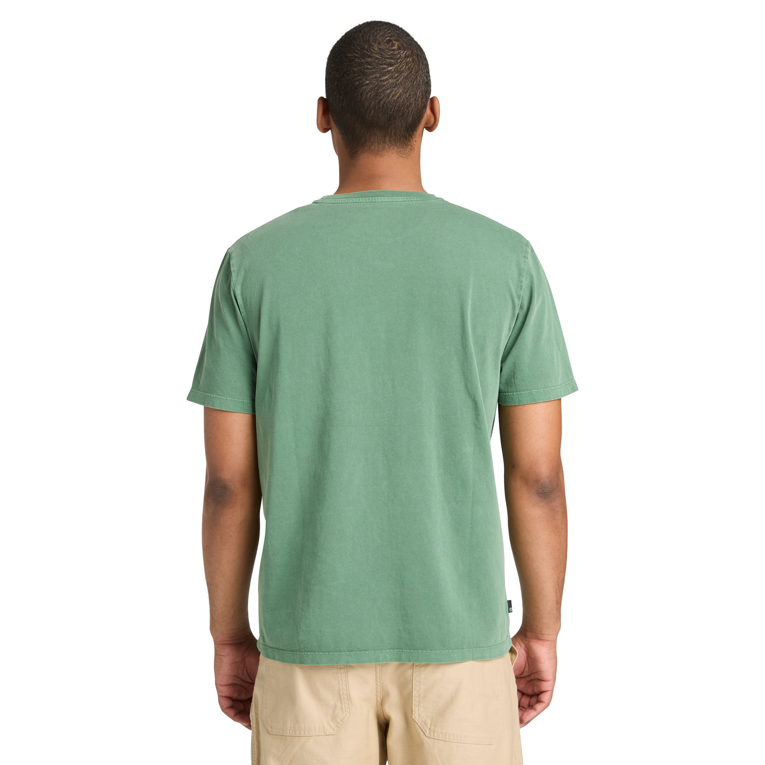 Timberland Men's Garment Tree Embroidered Short Sleeve T-Shirt