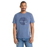 Timberland Men's Garment Tree Embroidered Short Sleeve T-Shirt Front_Flat