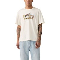 T-shirt graphique décontracté à motif d’ailes de chauve-souris pour hommes, Levi's Front_Flat