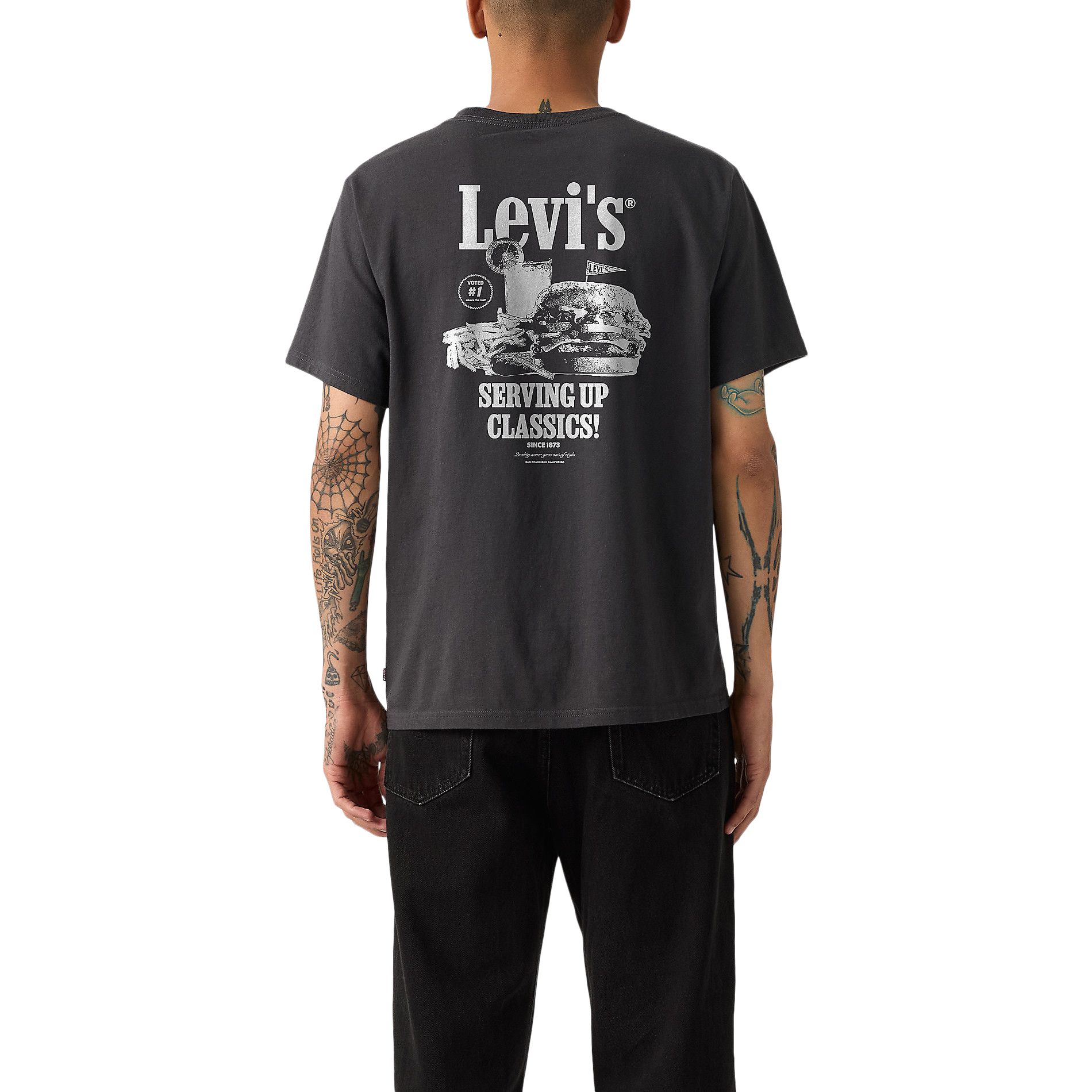 Levi's Men's Relaxed Serving Up Classics Graphic T-Shirt