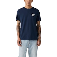 Levi's Men's Paisley Stripe Graphic T-Shirt Front_Flat