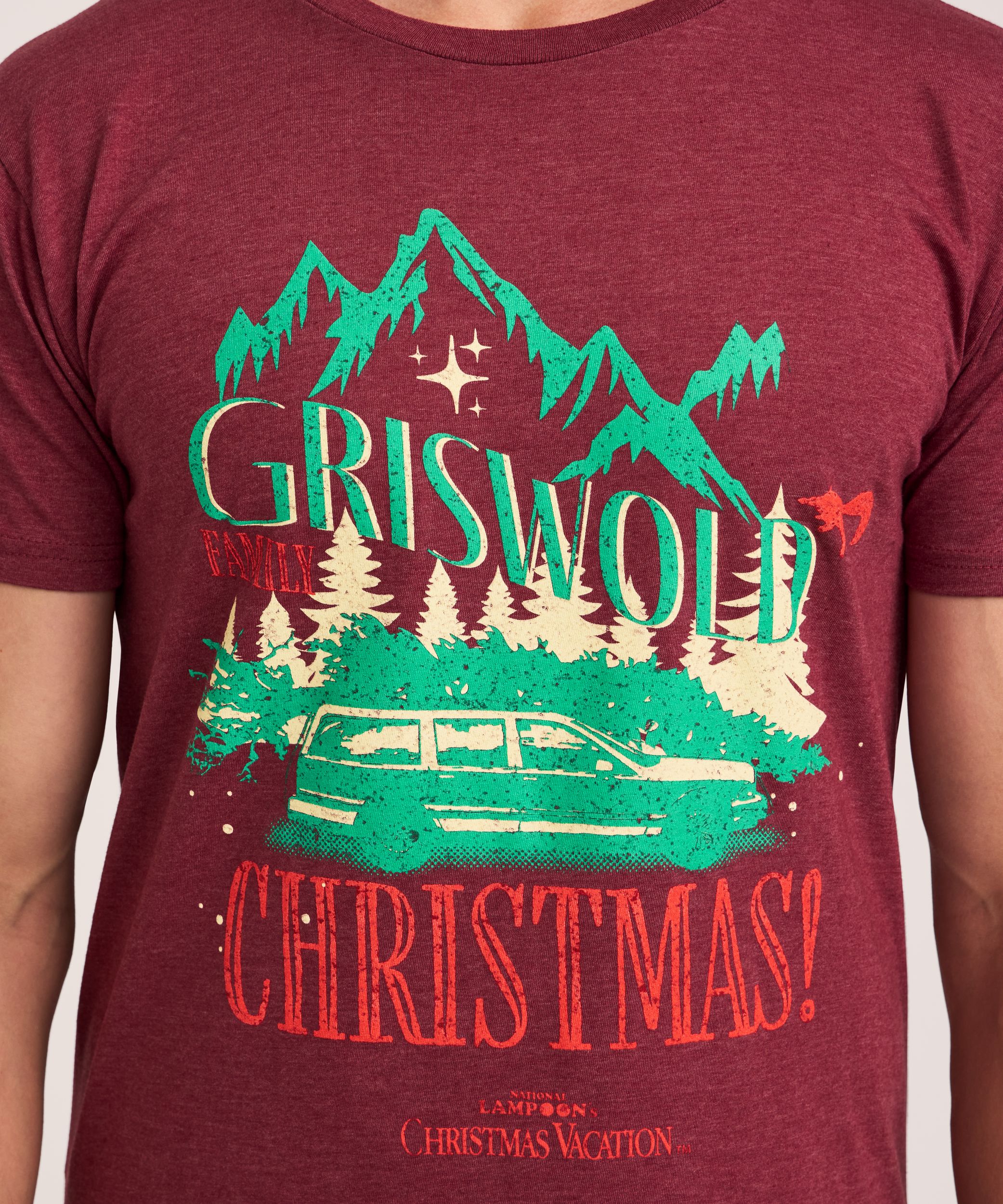 T-shirt des Fêtes «Holiday Griswold» pour hommes