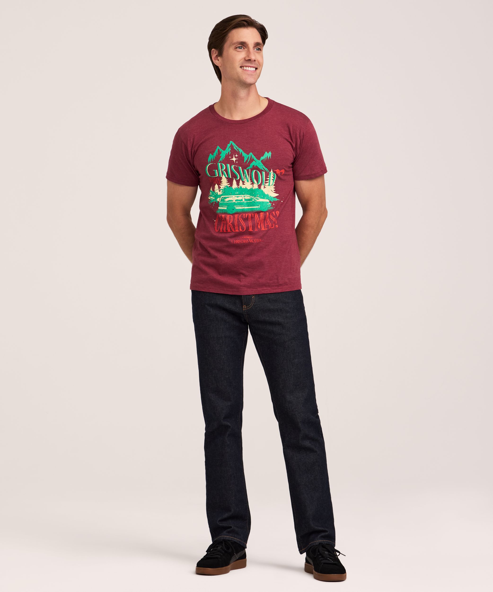 T-shirt des Fêtes «Holiday Griswold» pour hommes