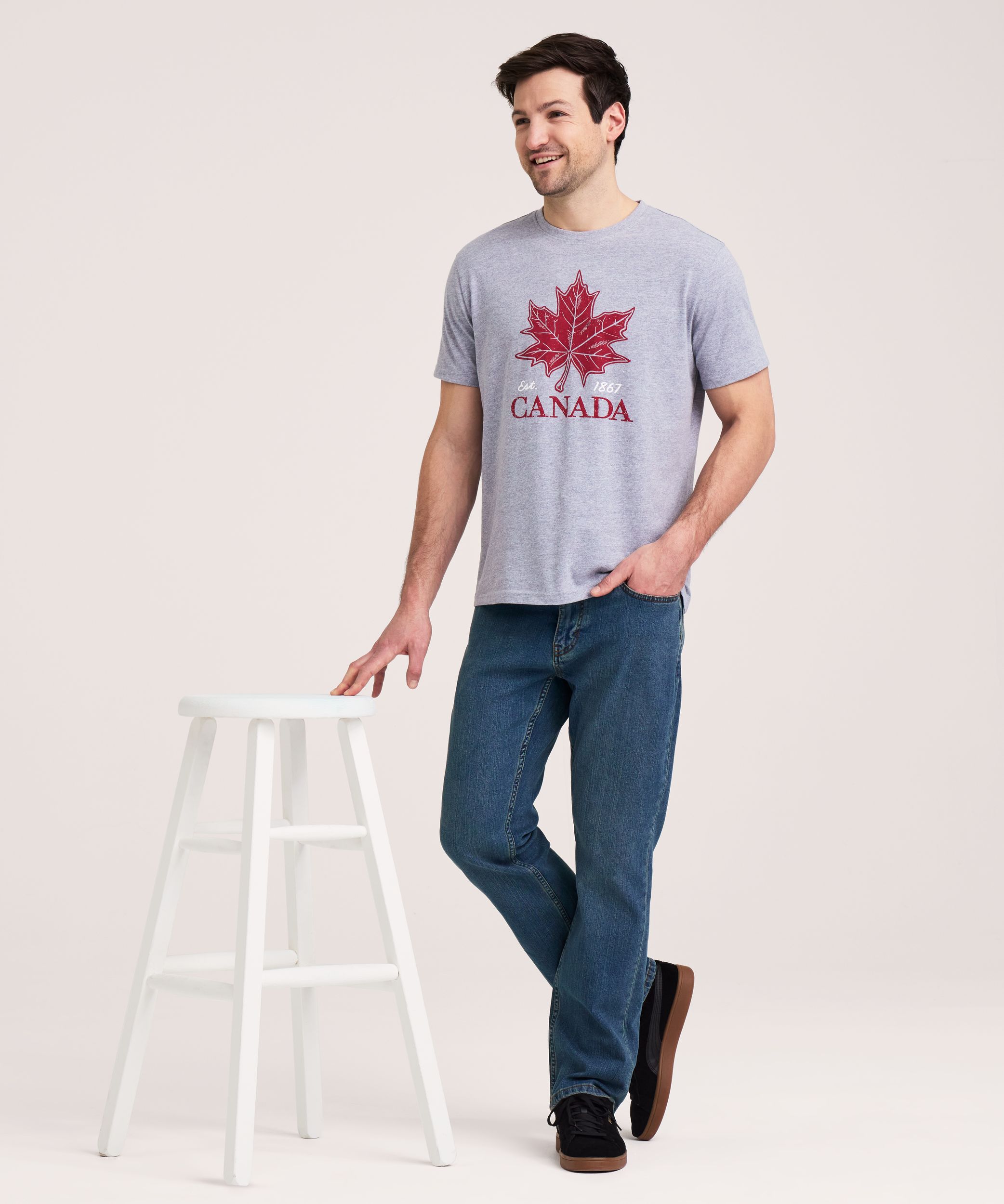 T-shirt graphique à manches courtes, Bon départ