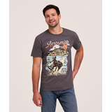 Logo T-Shirt Men's Aerosmith Cowboy T-shirt Front_Flat