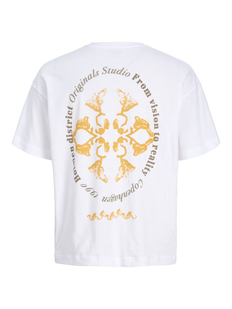 Jack & Jones Men's Montauk Back Graphic Short Sleeve T-Shirt