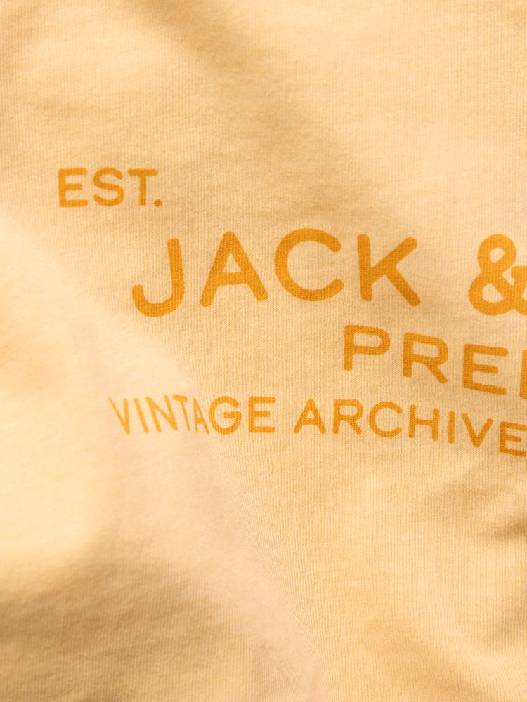 Jack & Jones Men's Aiden Garment Wash Short Sleeve T-Shirt