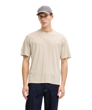 Jack & Jones Men's Aiden Garment Wash Short Sleeve T-Shirt