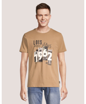 Lois Men's Caleb Short Sleeve Print T-Shirt