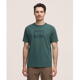 T-shirt graphique avec casque de hockey à coupe carrée pour hommes, CPO, Helly Hansen
