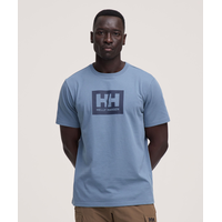 T-shirt graphique avec casque de hockey à coupe carrée pour hommes, CPO, Helly Hansen