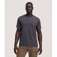 T-shirt graphique avec casque de hockey à coupe carrée pour hommes, CPO, Helly Hansen
