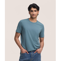 T-shirt saisonnier extensible à col ras du cou et manches courtes pour hommes, Denver Hayes