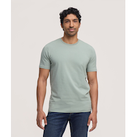 T-shirt saisonnier extensible à col ras du cou et manches courtes pour hommes, Denver Hayes