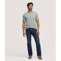 Denver Hayes Men's Short Sleeve Seasonal Stretch Crew Neck T-Shirt