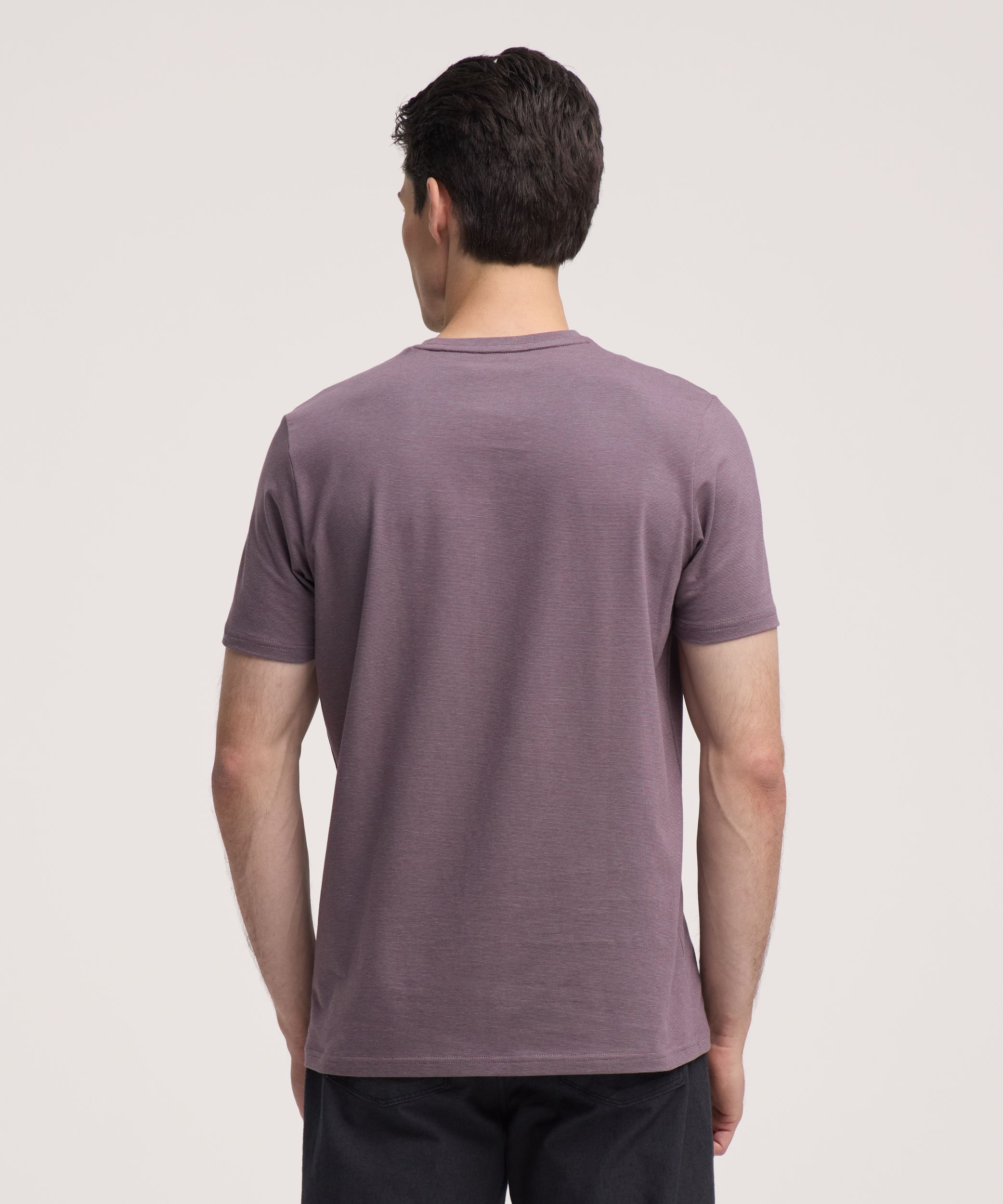 T-shirt saisonnier extensible à col ras du cou et manches courtes pour hommes, Denver Hayes