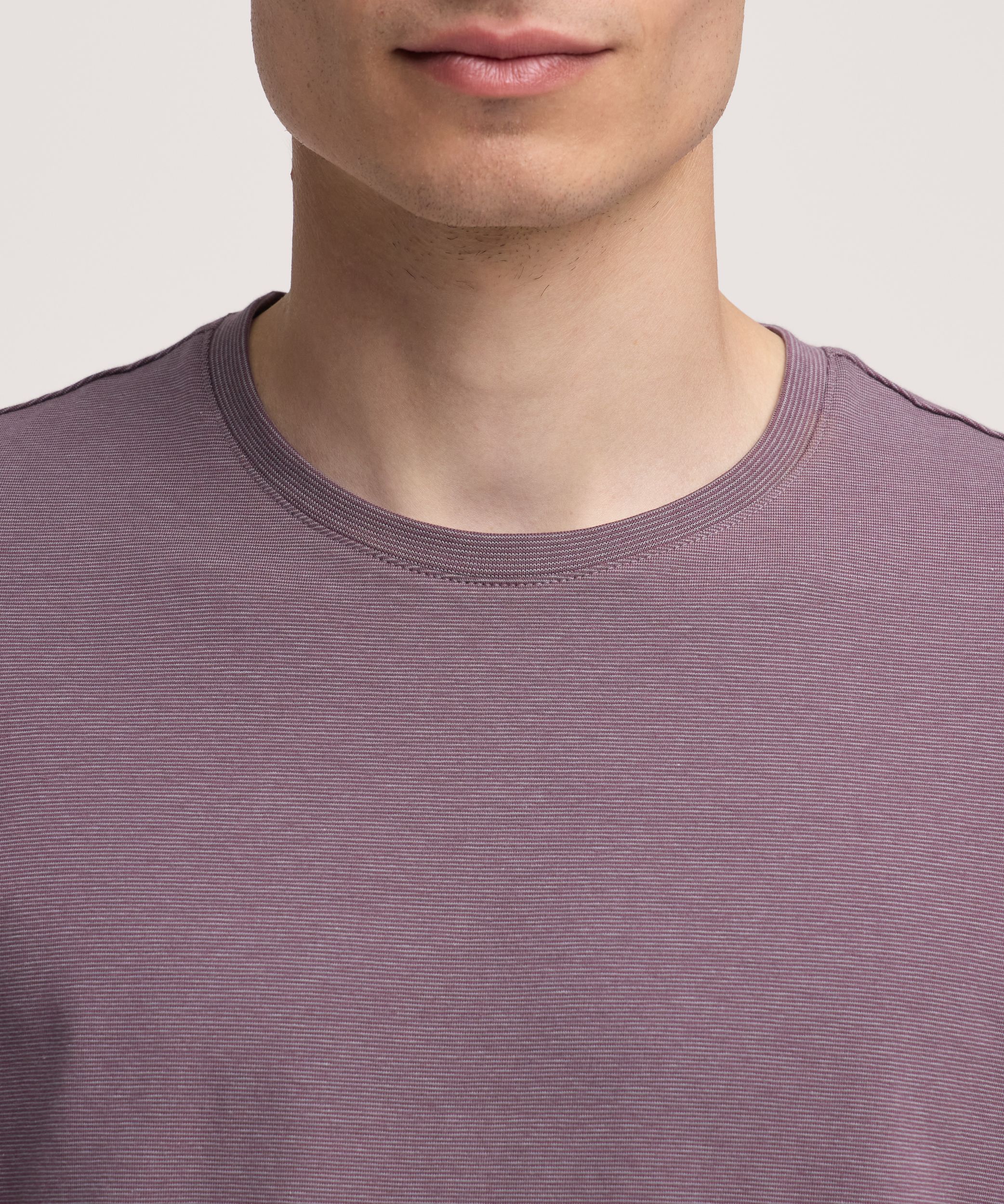 T-shirt saisonnier extensible à col ras du cou et manches courtes pour hommes, Denver Hayes