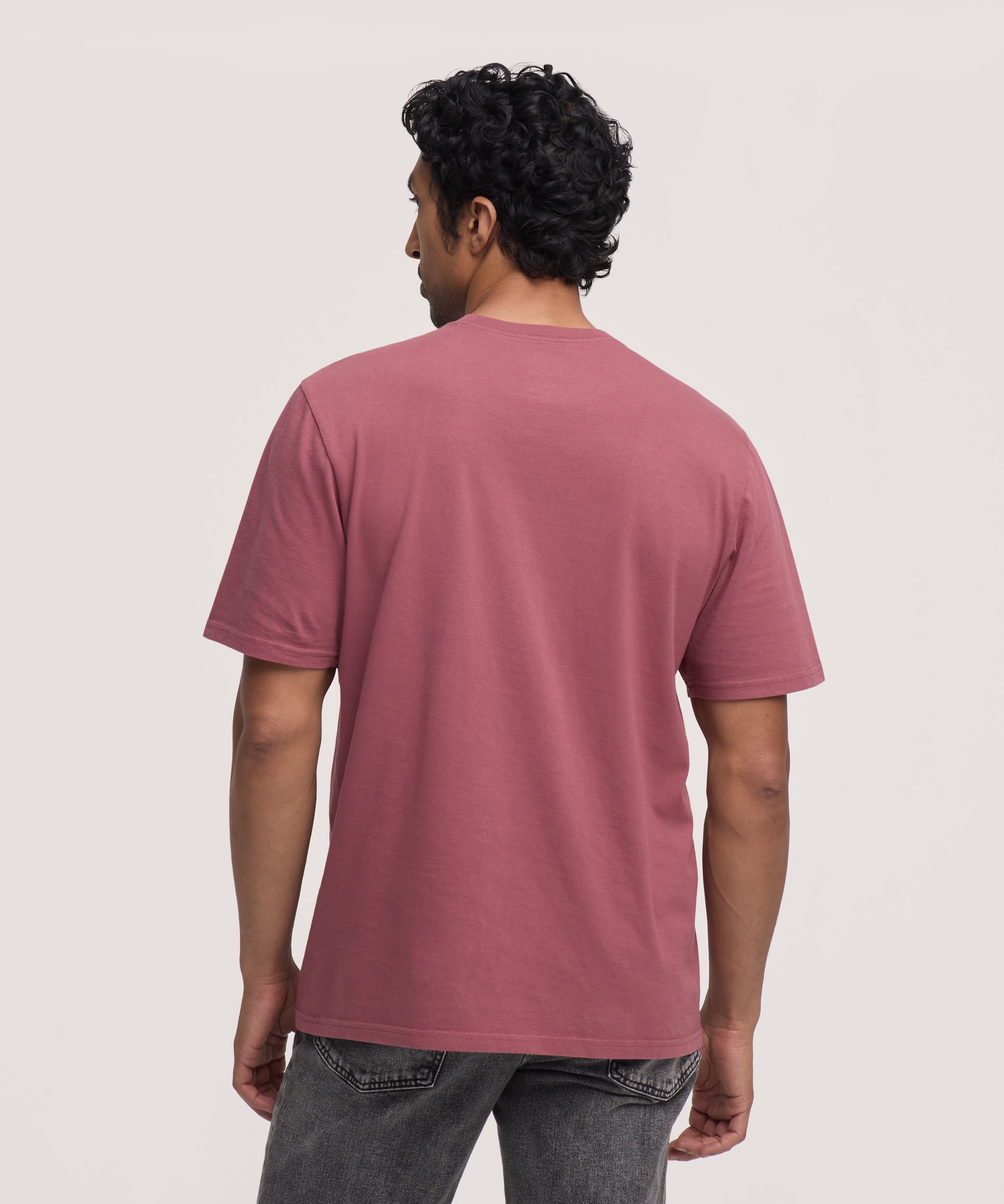 Denver Hayes Men's 50 Wash Classic Fit Crewneck T-Shirt