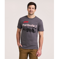 T-shirt graphique de la Formule 1 pour hommes Front_Flat