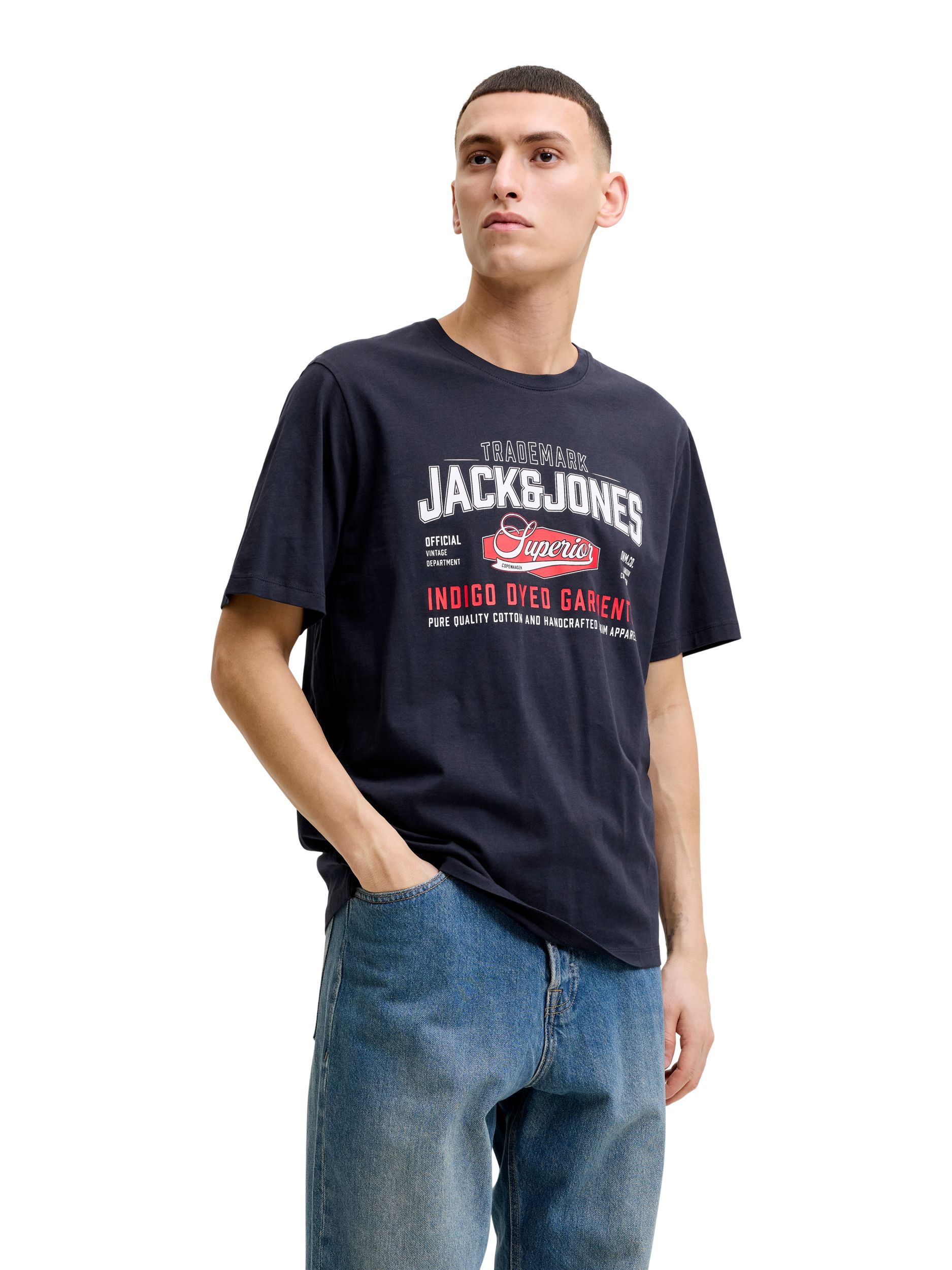Jack & Jones Men's Organic Logo T-Shirt