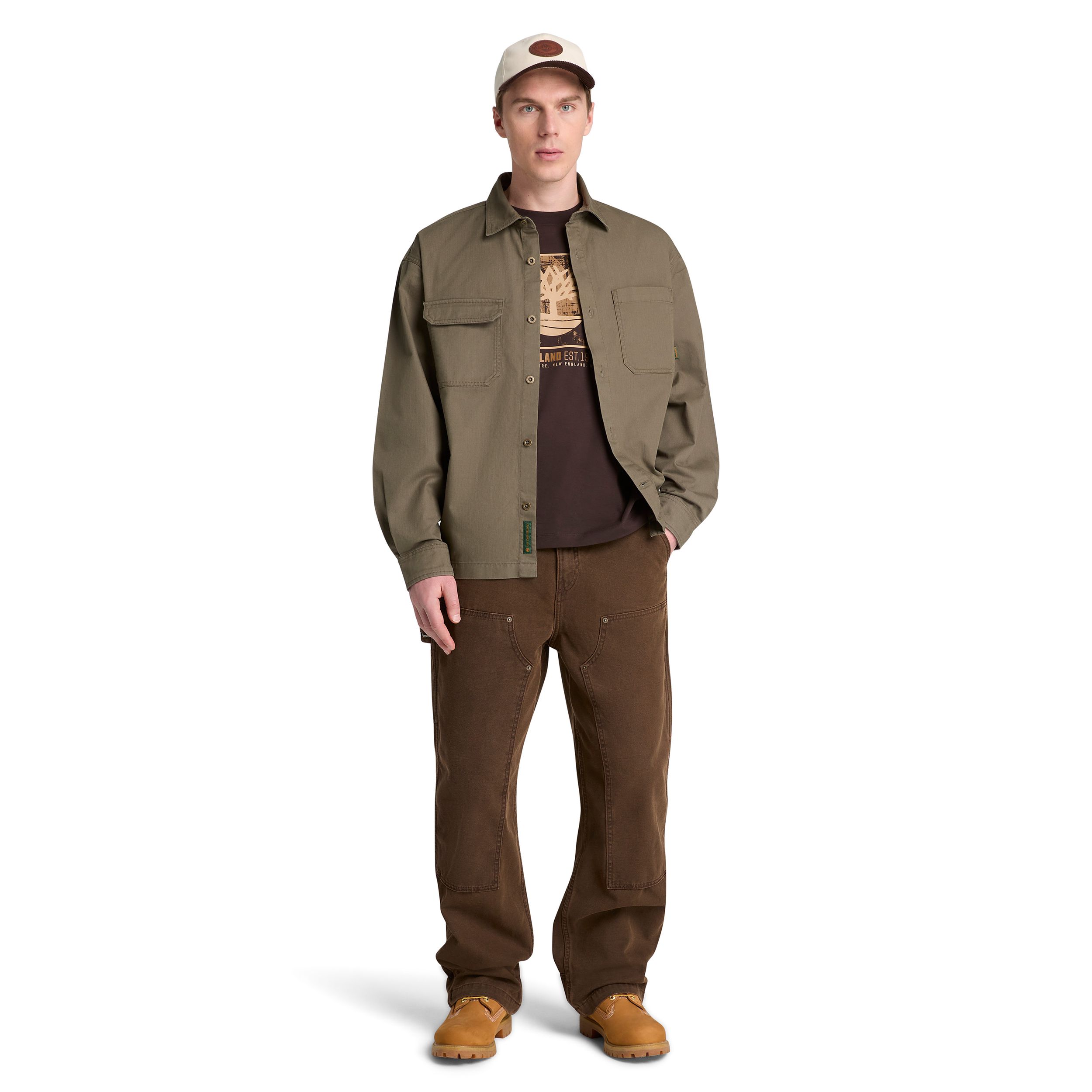 T-shirt à manches courtes avec logo d’arbre pour hommes, Timberland