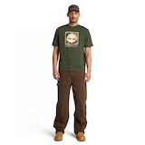 Timberland Men's Short Sleeve Tree Logo T-Shirt Front_Flat