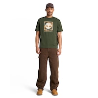 Timberland Men's Short Sleeve Tree Logo T-Shirt