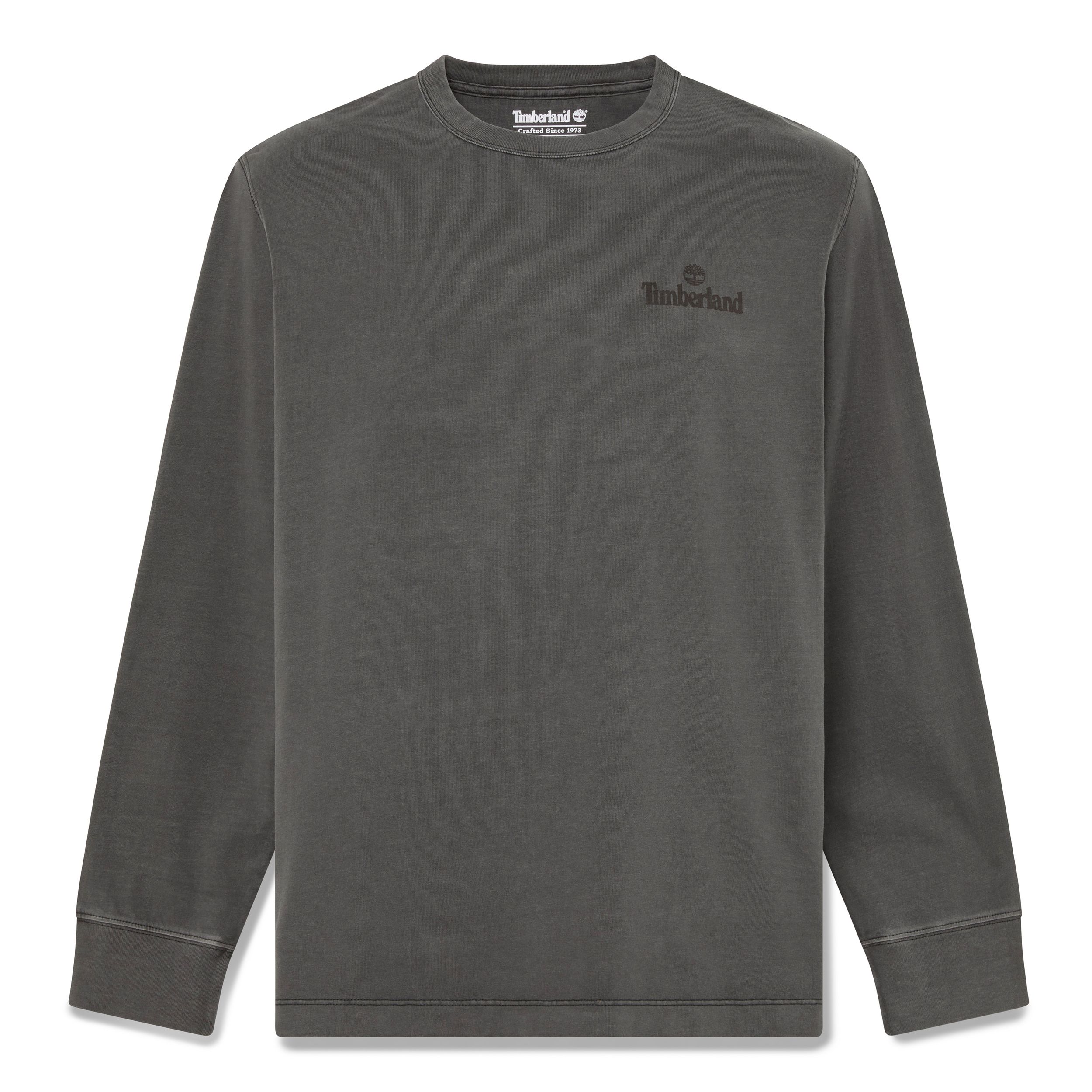 T-shirt à manches longues teint en pièce pour hommes, Timberland