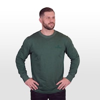 T-shirt à manches longues teint en pièce pour hommes, Timberland