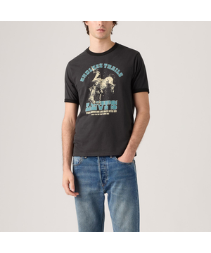 Levi's Men's Short Sleeve Graphic Ringer T-Shirt