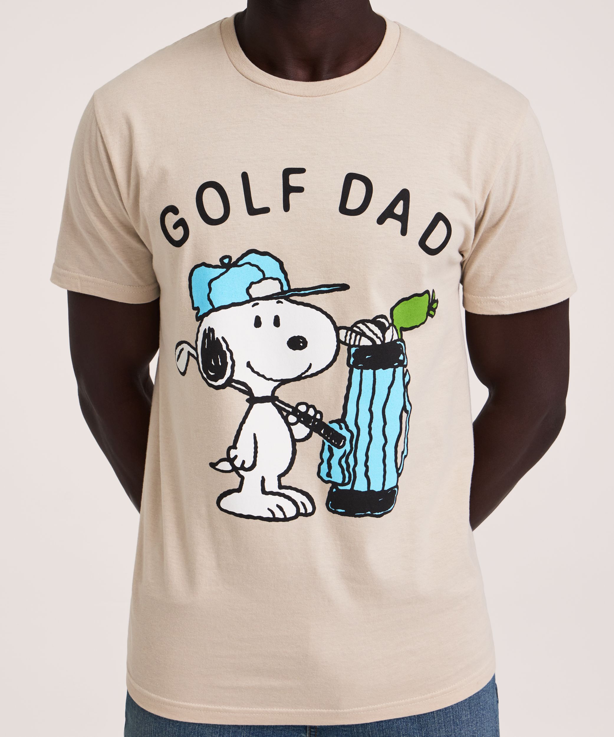 Men's Peanuts Snoopy Golf Dad Graphic T-Shirt
