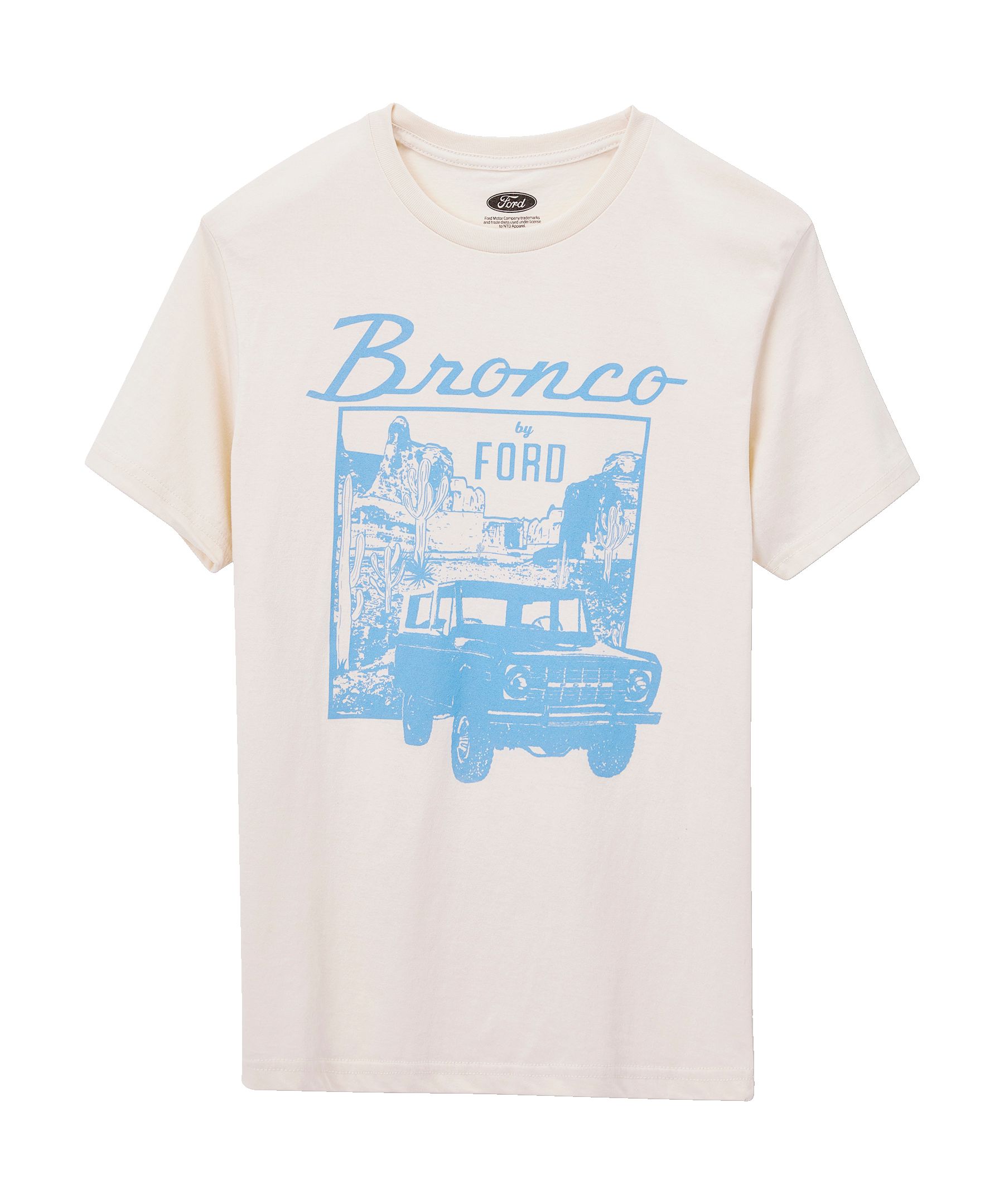 T-shirt à col ras du cou avec graphique Bronco pour hommes